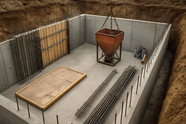 Materialen en technieken voor kelderbouw